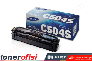 Samsung CLT-C504S 1.800 Sayfa Kapasiteli Orjinal Mavi Toner