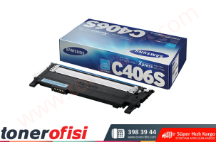 Samsung CLT-C406S Mavi Orjinal Toner