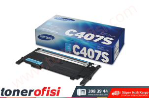 Samsung CLT-C407S Mavi Orjinal Toner 