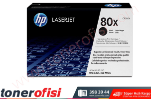 HP 80x Siyah Orijinal LaserJet Toner Kartuşu