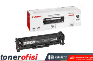 CANON CRG-718BK Siyah Orjinal Toner