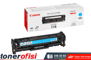 Canon CRG-718c Mavi Orjinal Toner