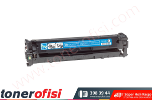 HP 125A Mavi Toner Dolumu